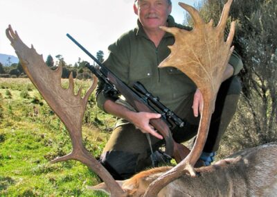 Fallow buck trophy taken by a hunter at Lahar (4)