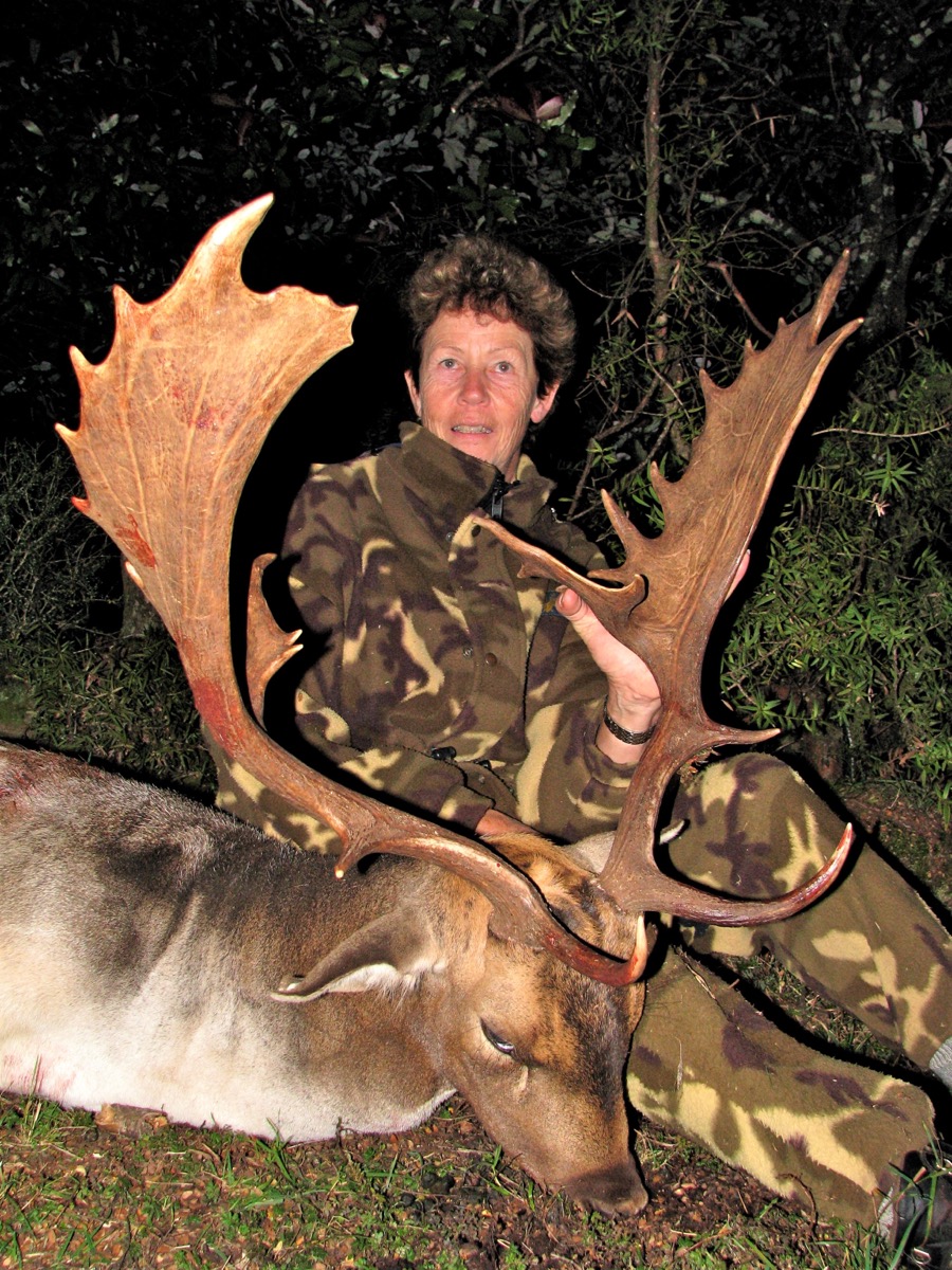 Fallow buck trophy taken by a hunter at Lahar (5)