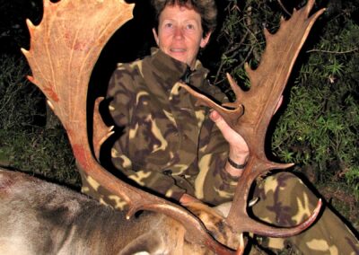 Fallow buck trophy taken by a hunter at Lahar (5)