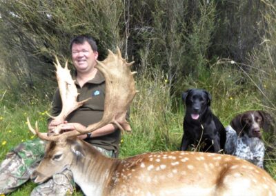 Fallow buck trophy taken by a hunter at Lahar (9)