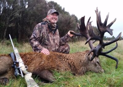 Red stag trophy taken by a hunter at Lahar (1)