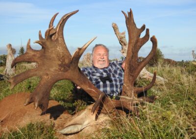 Red stag trophy taken by a hunter at Lahar (3)