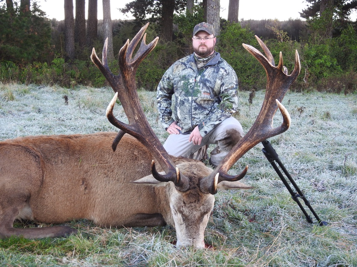 Red Stag Trophy4 Red stag trophy taken by a hunter at Lahar (4)