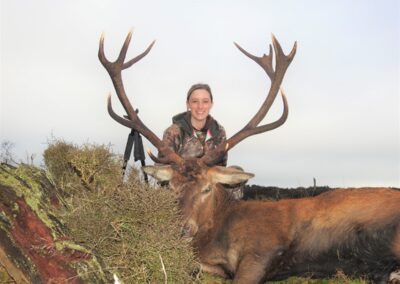 Red stag trophy taken by a hunter at Lahar (8)