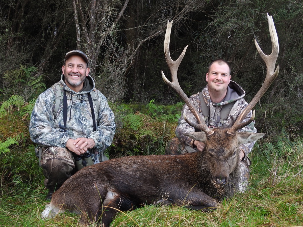 Sika stag trophy taken by a hunter at Lahar (6)